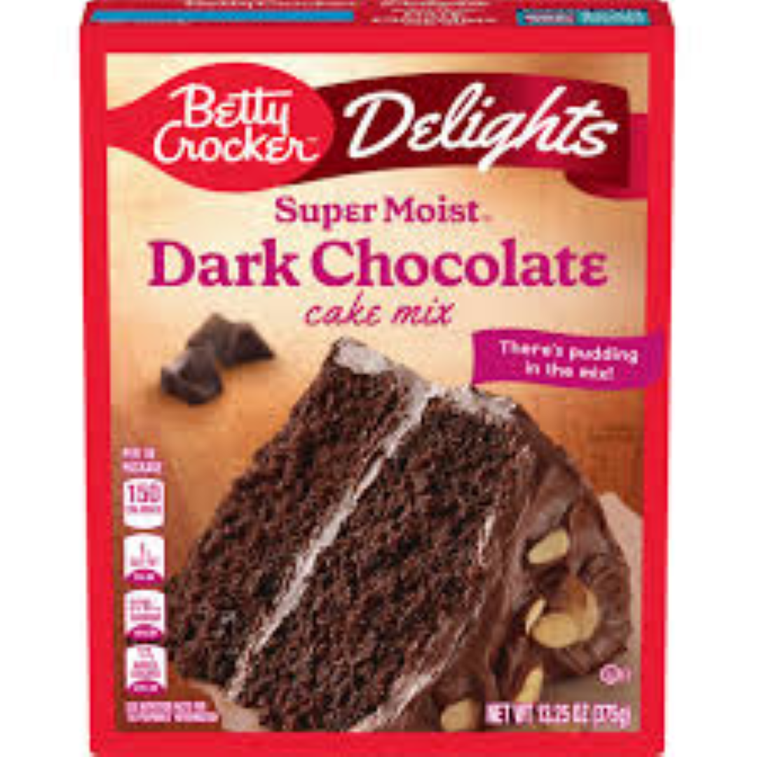 BETTY CROCKER DARK CHOC CAKE MIX 432G